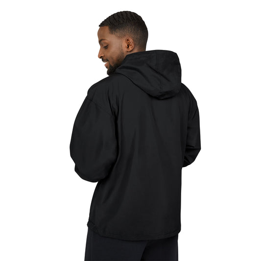 Unisex Limited Waterproof Anorak Windbreaker in Black, lightweight windbreaker