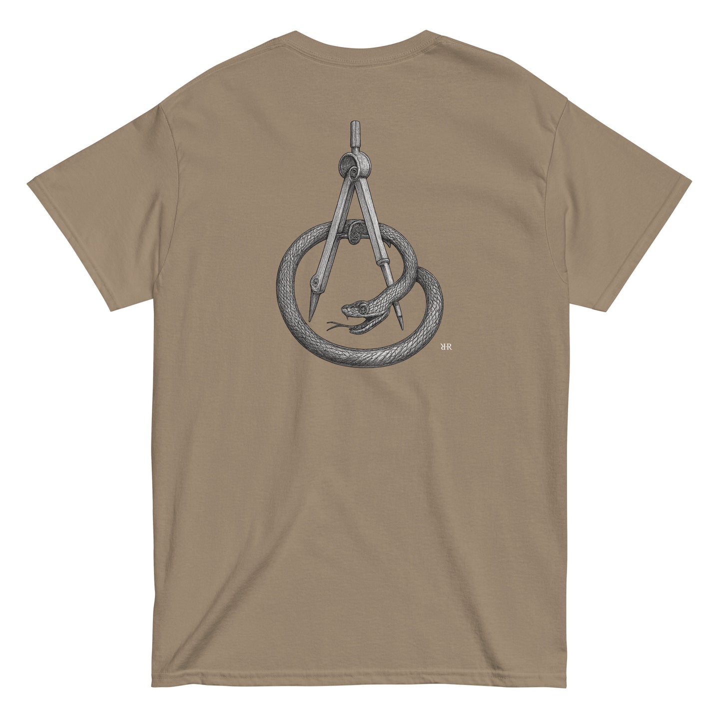 Compass - Unisex Streetwear Tee, back side