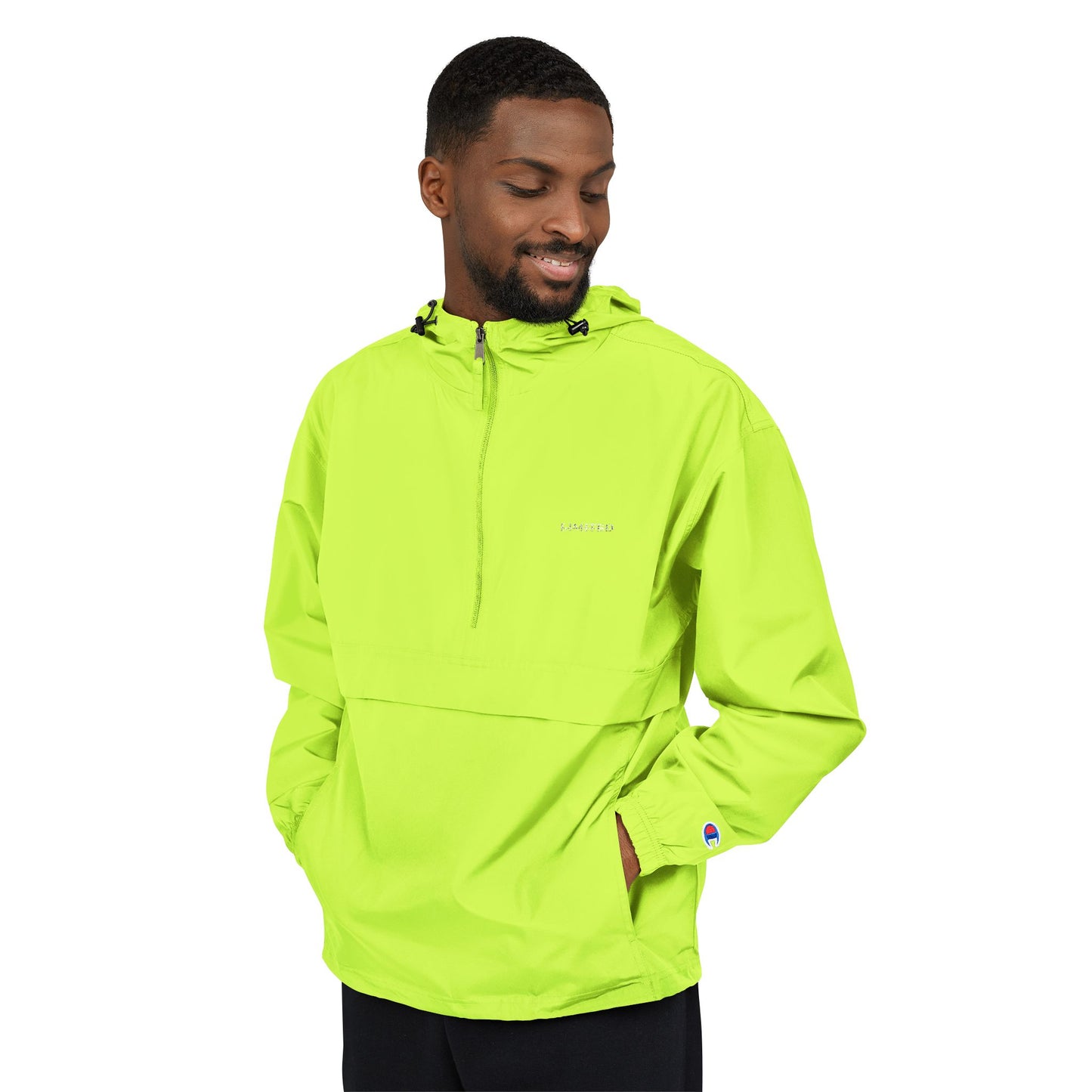 Unisex Limited Waterproof Anorak Windbreaker in Black, lightweight windbreaker
