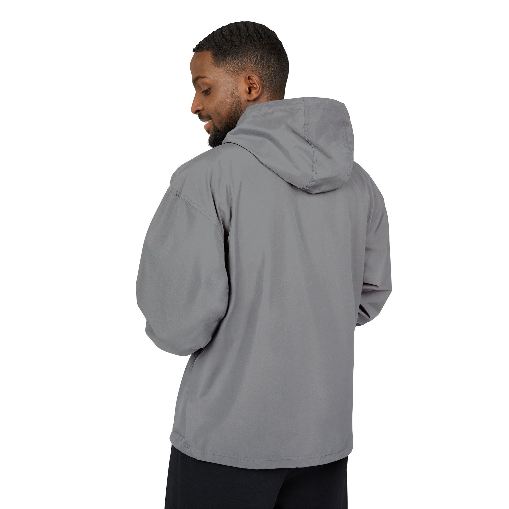 Unisex Limited Waterproof Anorak Windbreaker in Black, lightweight windbreaker