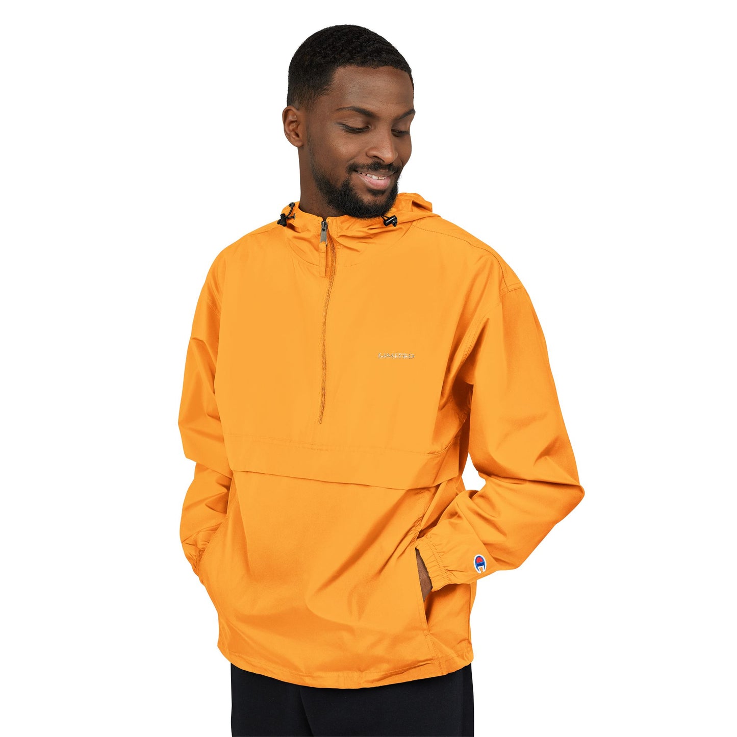 Unisex Limited Waterproof Anorak Windbreaker in Black, lightweight windbreaker