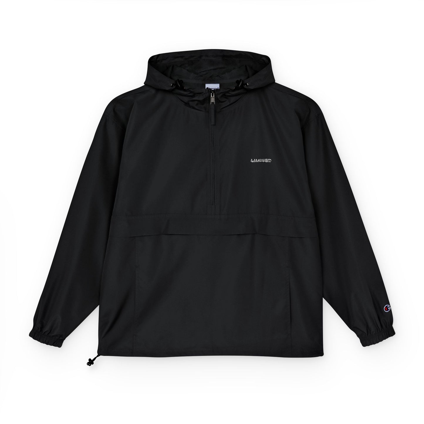 Unisex Limited Waterproof Anorak Windbreaker in Black, lightweight windbreaker