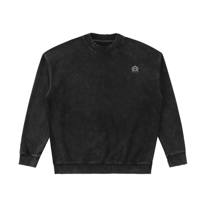 "Crest" Drop Shoulder Crewneck Sweatshirt