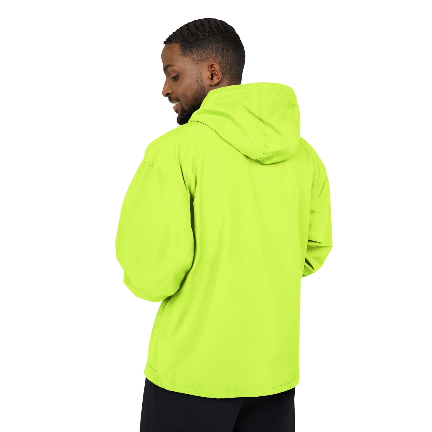 Unisex Limited Waterproof Anorak Windbreaker in Black, lightweight windbreaker