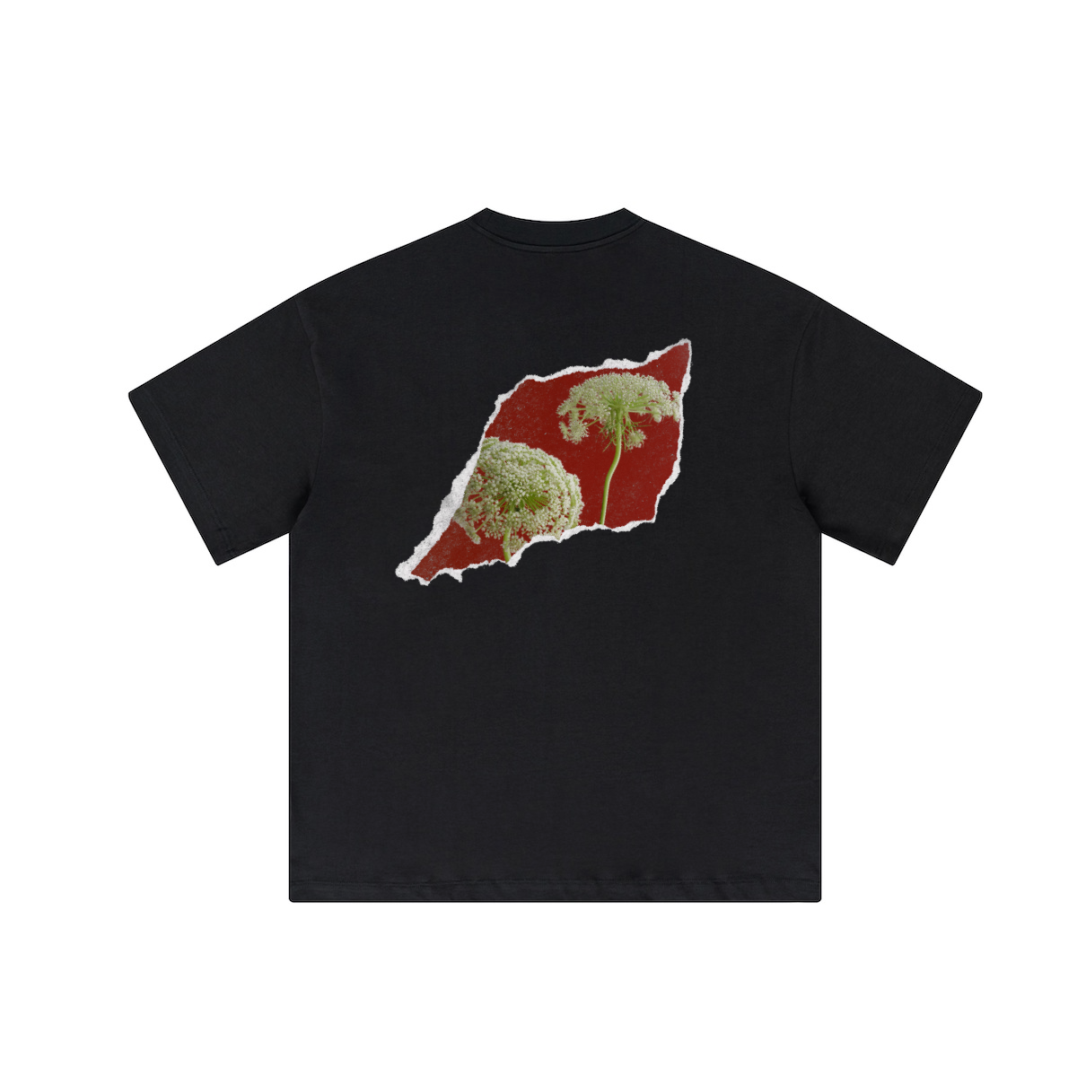 "Red Flowers" Unisex Loose T-shirt