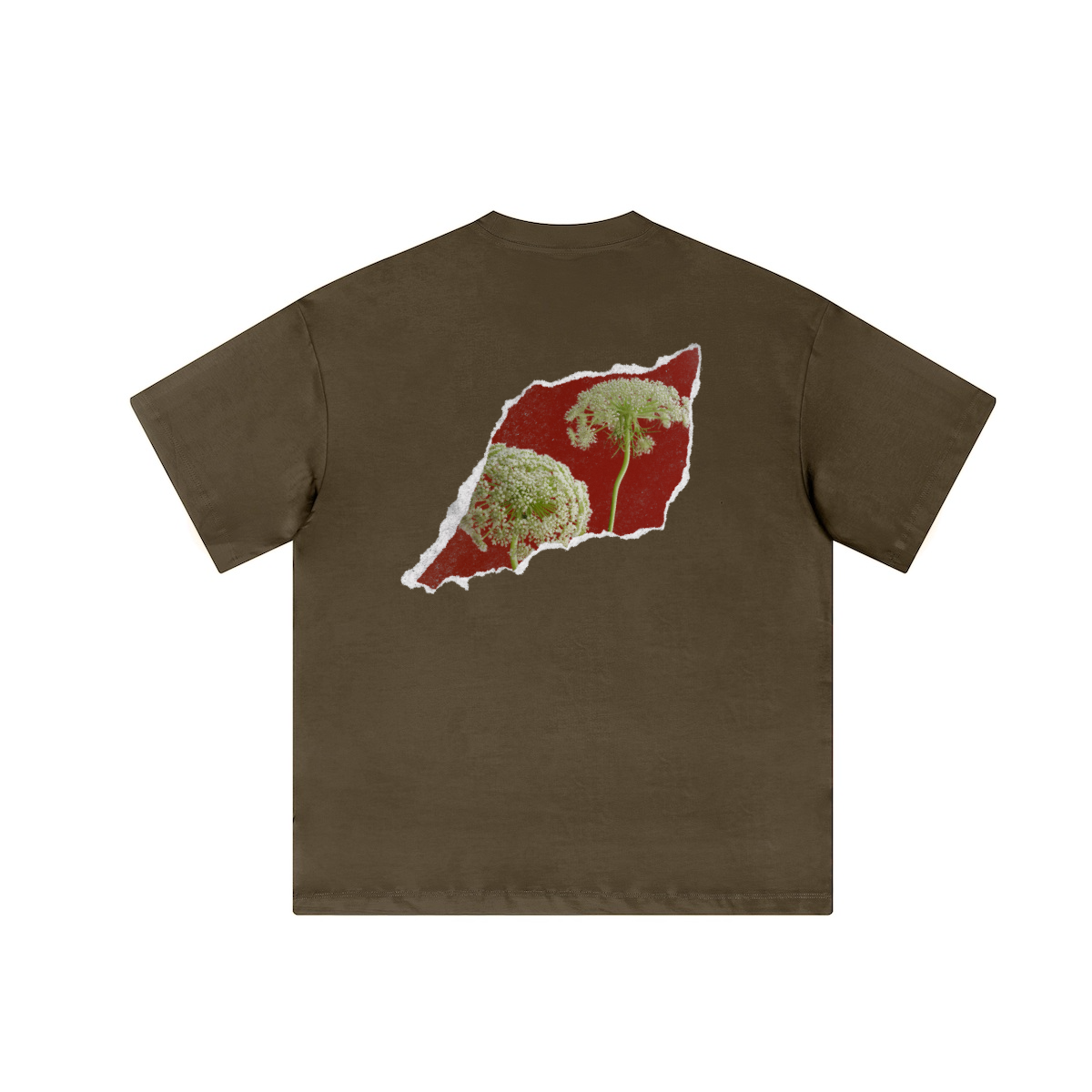 "Red Flowers" Unisex Loose T-shirt