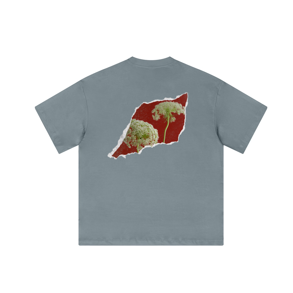"Red Flowers" Unisex Loose T-shirt
