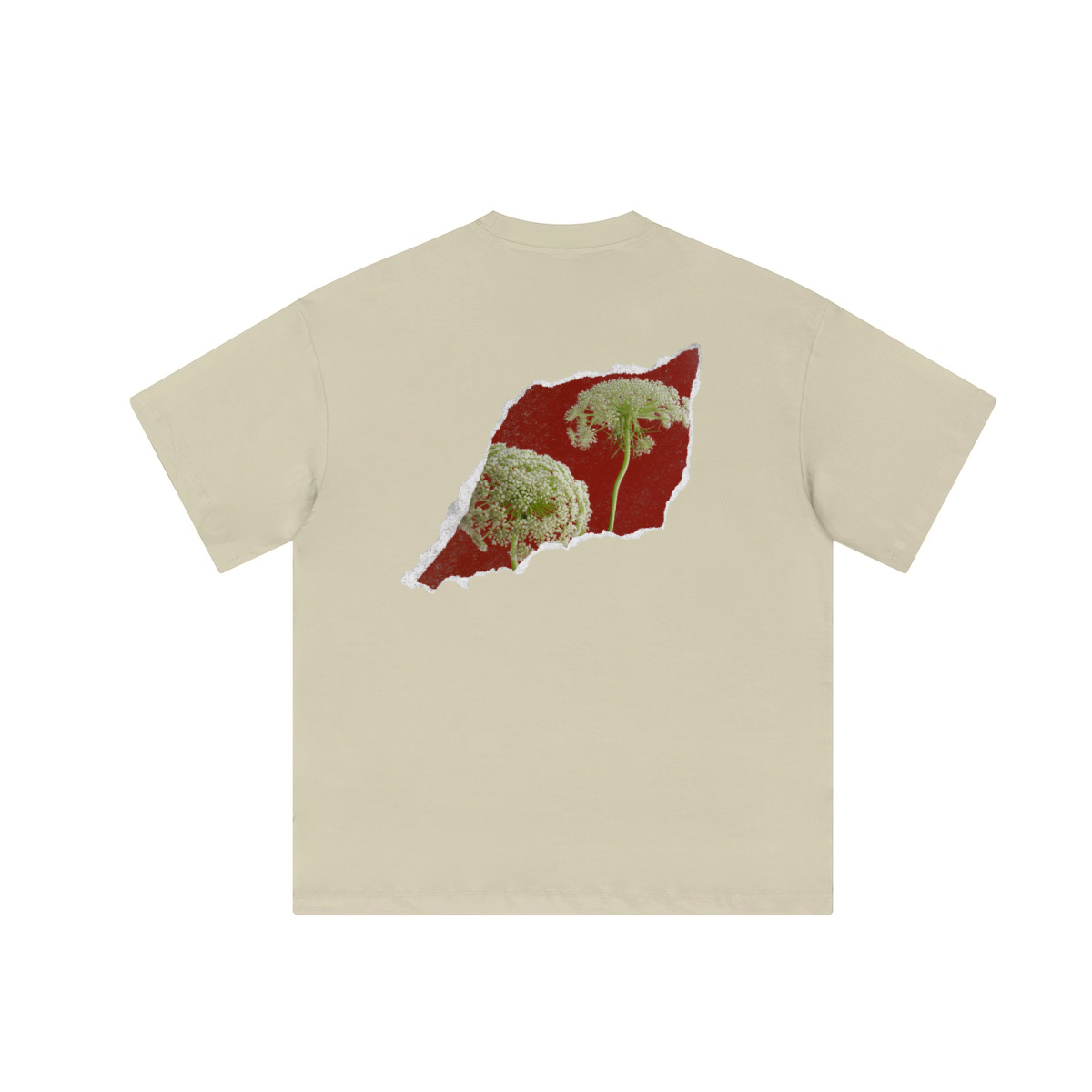 "Red Flowers" Unisex Loose T-shirt