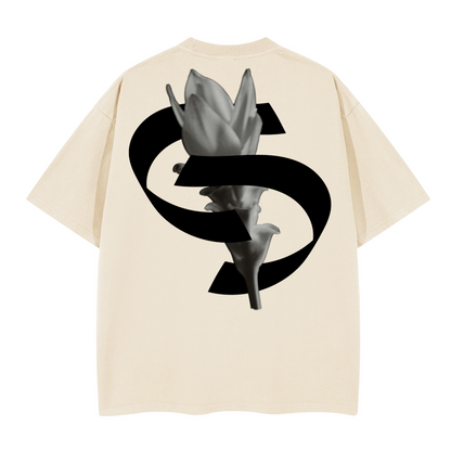 "Curcuma Flower" Unisex Premium Boxy T-shirt