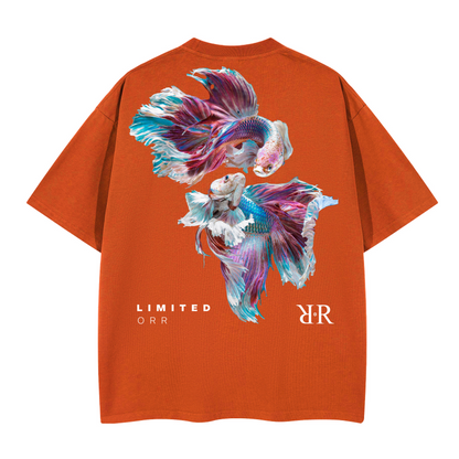 "Betta Fish" Unisex Heavyweight Boxy T-Shirt