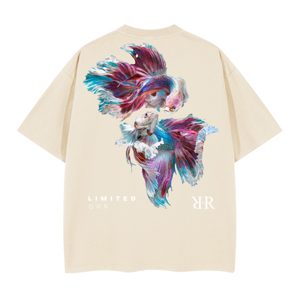 "Betta Fish" Unisex Heavyweight Boxy T-Shirt