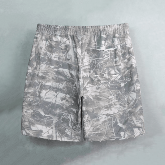 French Terry Camo Shorts