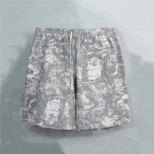 French Terry Camo Shorts