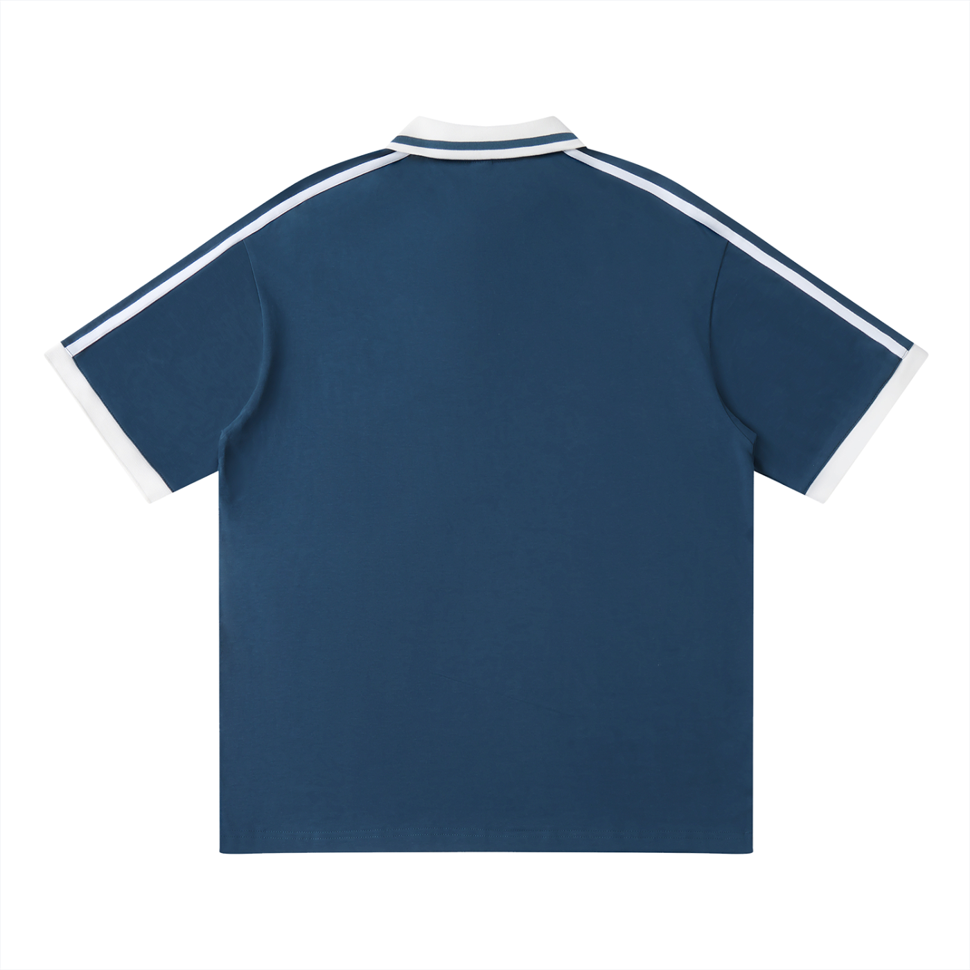 "RR Barbed" Contrast Piping Polo Shirt
