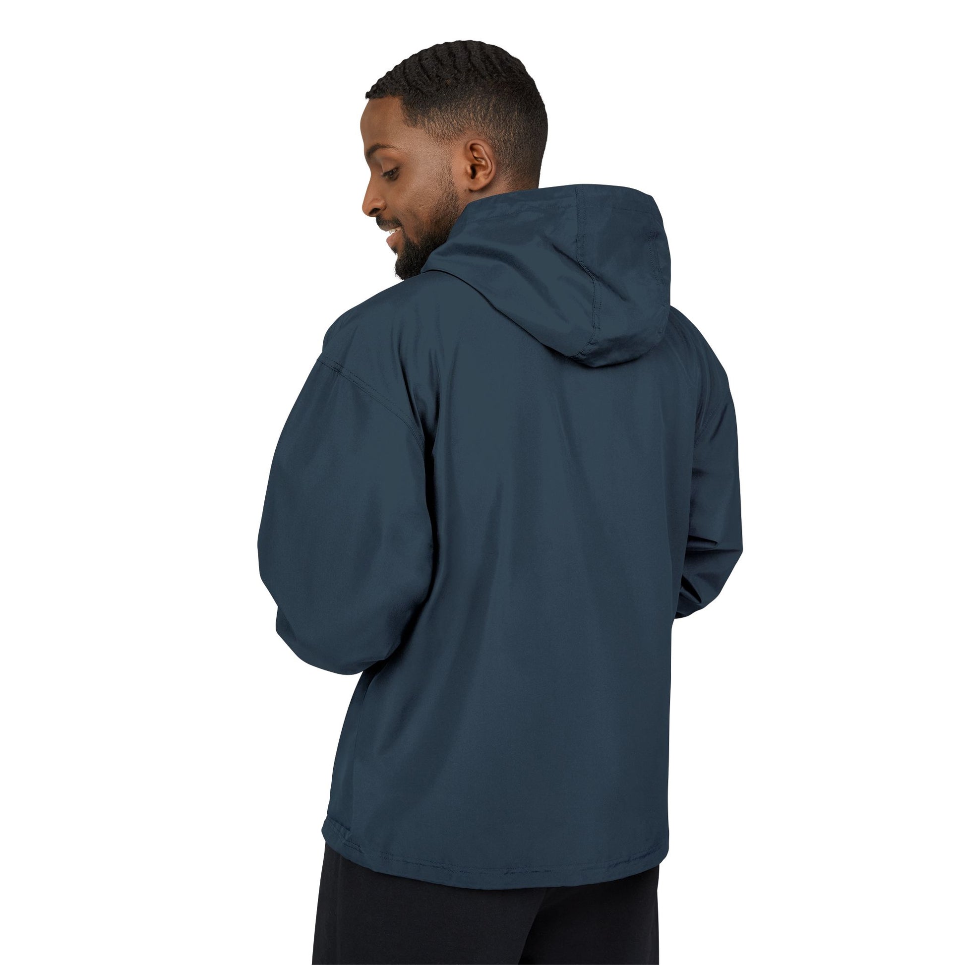 Unisex Limited Waterproof Anorak Windbreaker in Black, lightweight windbreaker