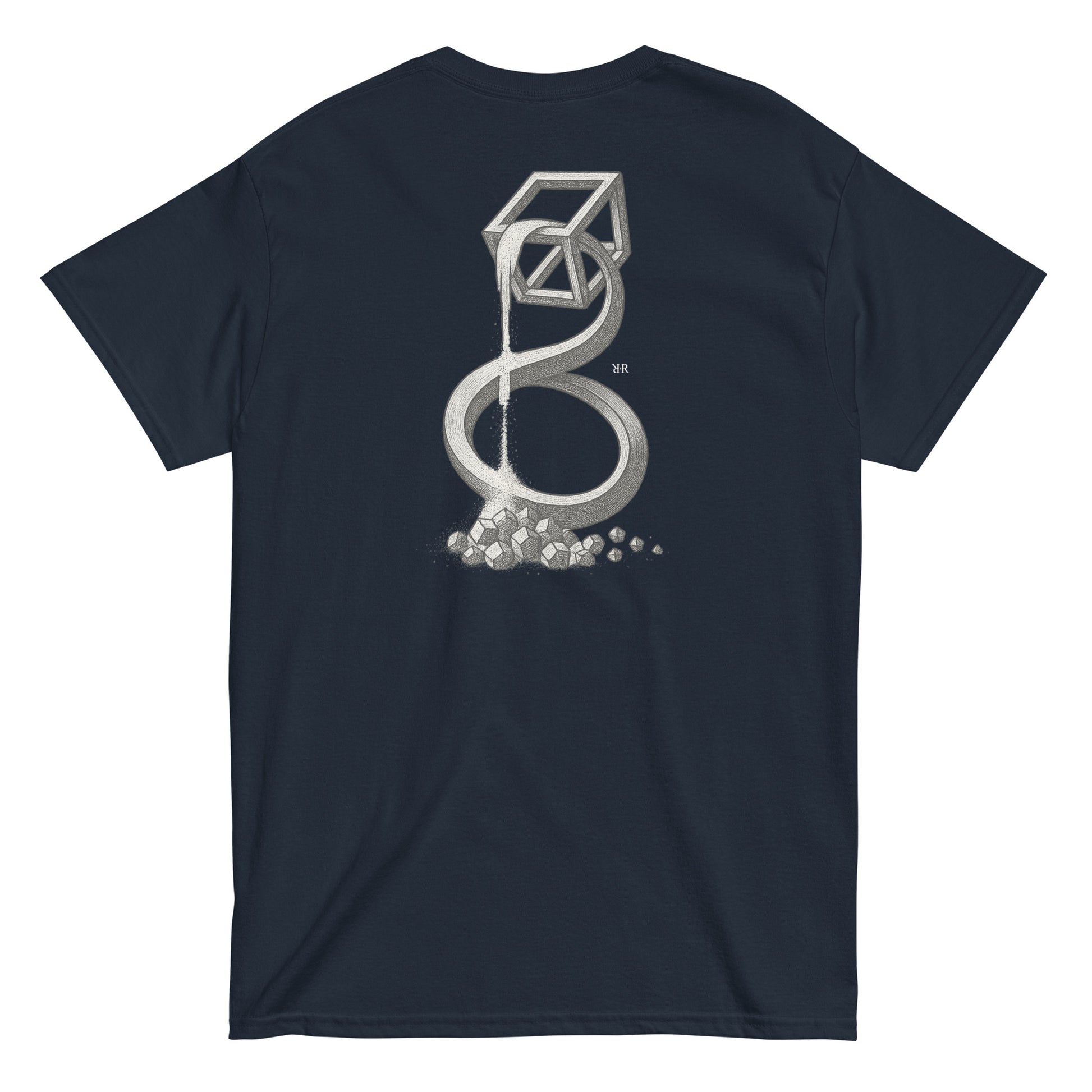 Hour Cube - Unisex Streetwear Tee, back side