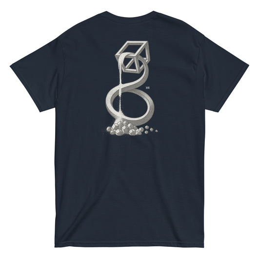 Hour Cube - Unisex Streetwear Tee, back side